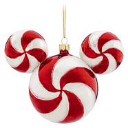 Peppermint Twist Mickey Mouse Ornament