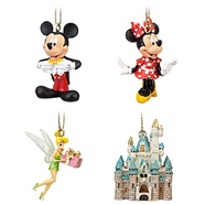 Walt Disney World Miniature Ornament Set -- 4-Pc.
